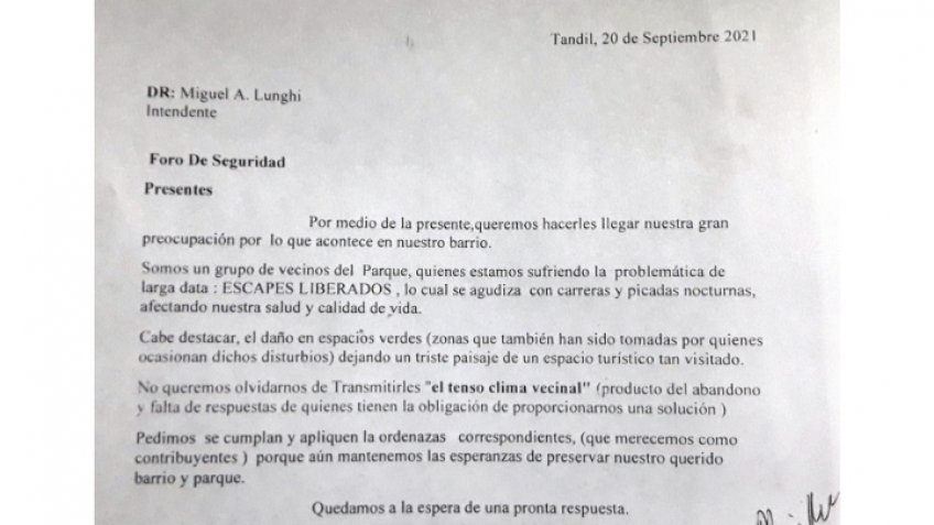 Juntan firmas contra los disturbios causados por las motos con "escapes liberados"